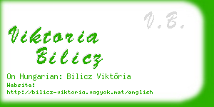 viktoria bilicz business card