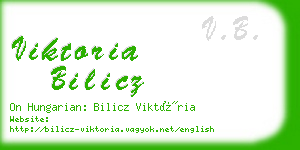 viktoria bilicz business card